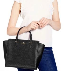 KATE SPADE NEW YORK CEDAR STREET HAYDEN BLACK HANDBAG